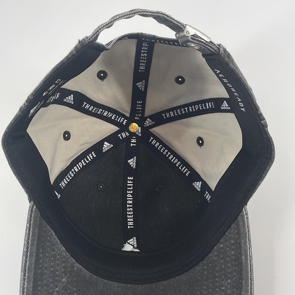 Adidas Saturday Plus Black Denim Hat Aeroready Women's Fit OS - Picture 5 of 6